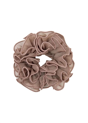 Mavis scrunchie Taupe Pico 
